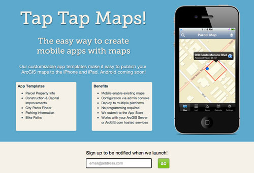 Tap Tap Maps! Website